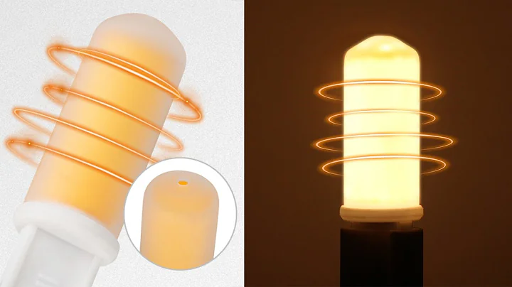 High glossy glass frosted COB G9 bulb