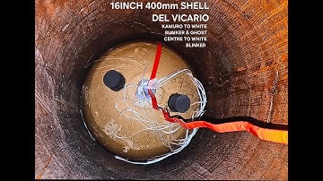 16 INCH SHELL KAMURO TO WHITE STROBE + CHANGING PISTIL (DEL VICARIO)