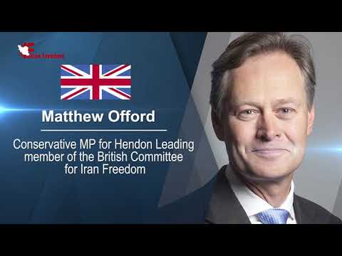 Matthew Offord MP Speaks After Conviction of Iran Regime’s Diplomat-Terrorist by Belgian Court