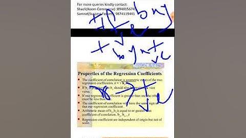 NTA NET DECEMBER 2018 Correlation regression 3rd class part 1
