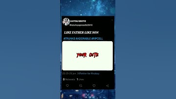 LIKE FATHER LIKE SON 💀💀||TRUNKS BEINF BADASS||#trunks #cell #viral #dragonball #fyp #shorts #dbz