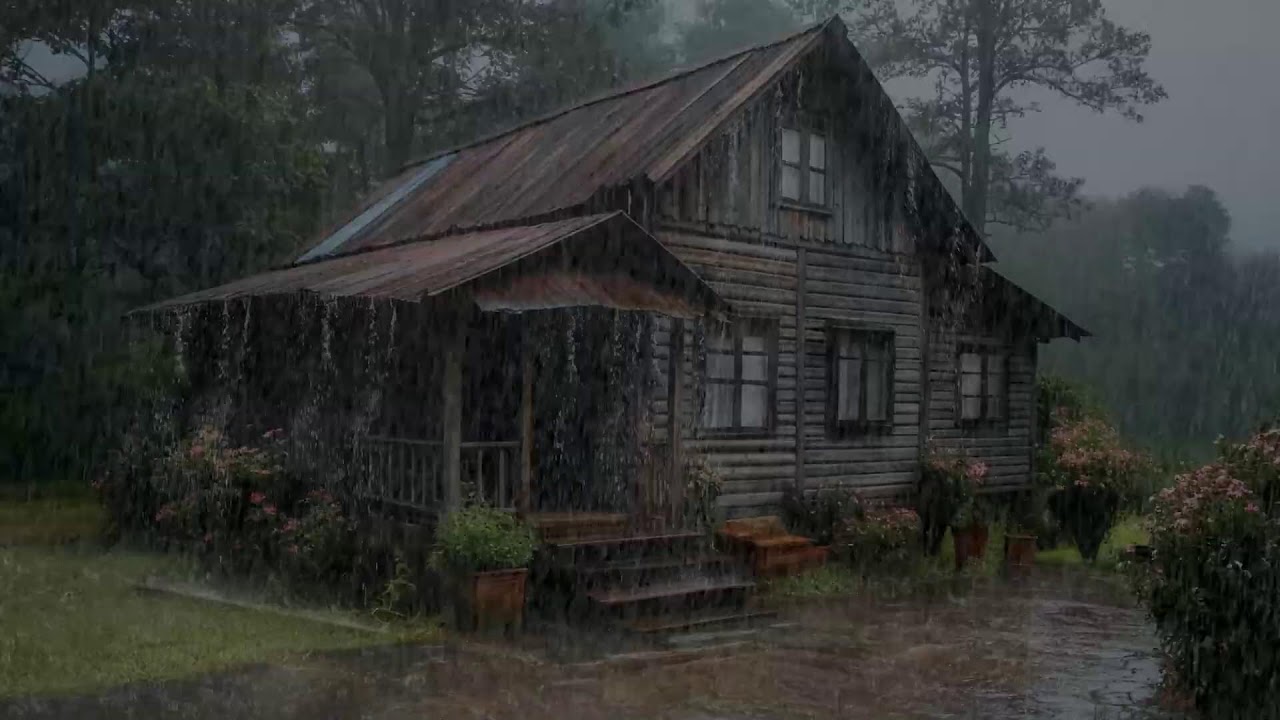 Peaceful rain ambience to slow the mind and prepare for calm deep restful sleep