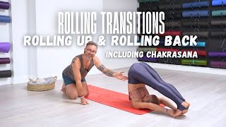 Download Lagu How to Roll Up \u0026 Roll Back (Chakrasana) | Ashtanga Yoga Primary Series Transitions MP3