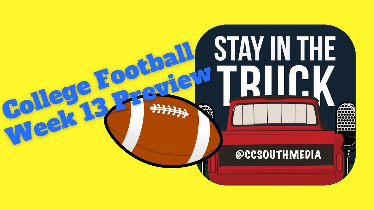 College Football Week 13 Preview - YouTube
