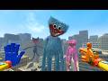 SCARY AND HUNGRY HUGGY WUGGY FROM POPPY PLAYTIME TAKES THE CITY | GARRY'S MOD!!