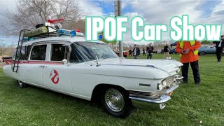 Ghostbusters Docs Time machine 70s 80s Police Cars and more Car Show