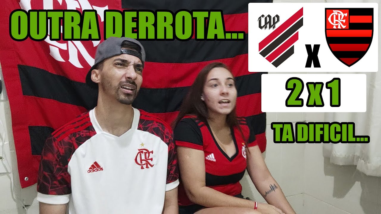 React Athletico PR 2 x 1 Flamengo - Melhores Momentos - Brasileirão ...
