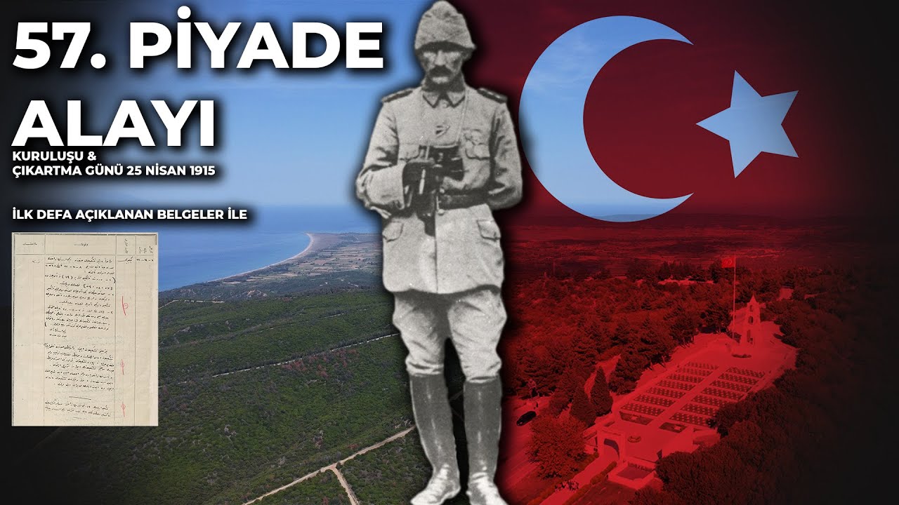 57. PİYADE ALAYI - 110. YILINDA İLK DEFA AÇIKLANAN BELGELERLE (ÇANAKKALE MUHAREBELERİ)