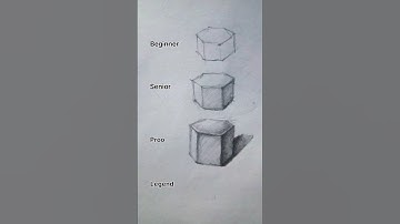 How to draw hexagonal #drawing #artviral #shorts #satisfying