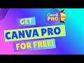 Canva pro free 2025