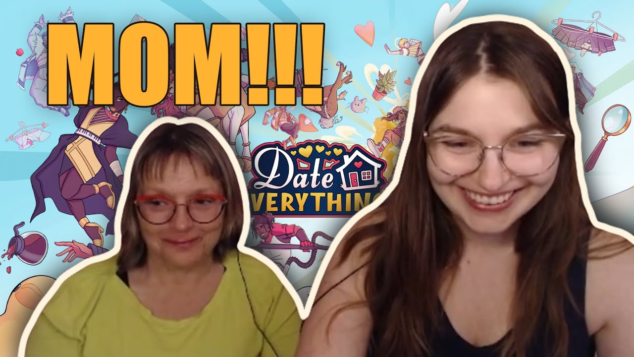 MY MOM tries date everything!