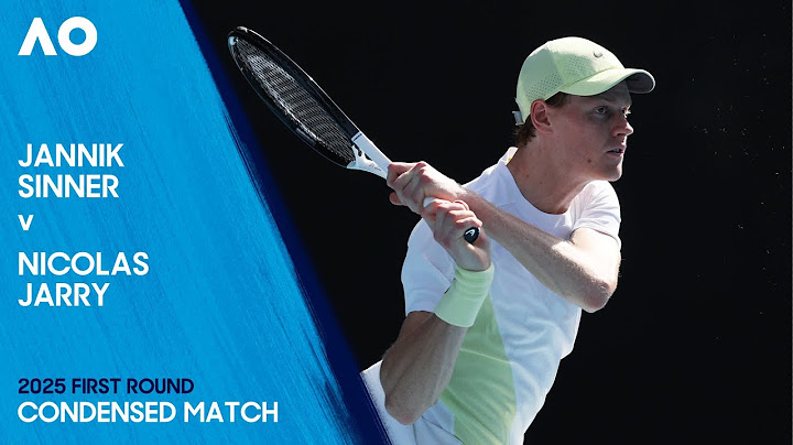 Jannik Sinner v Nicolas Jarry Condensed Match | Australian Open 2025 First Round