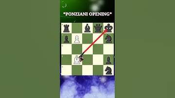 *Ponziani Opening* #shorts #chess