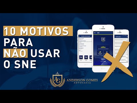 10 motivos para NÃO usar o SNE