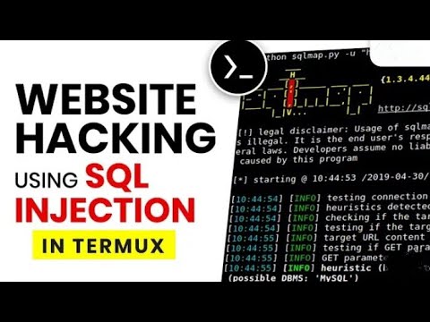 Website hacking with SQL Injection in Termux (Android)
