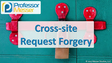 Cross-site Request Forgery - CompTIA Security+ SY0-501 - 1.2