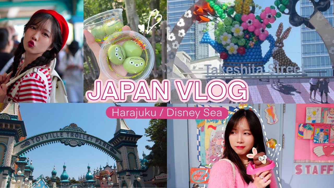 JAPAN VLOG EP.1 💗| เริ่มด้วยหดหู่ Travel / เที่ยว Harajuku / Tokyo Disney Sea | PUPE's