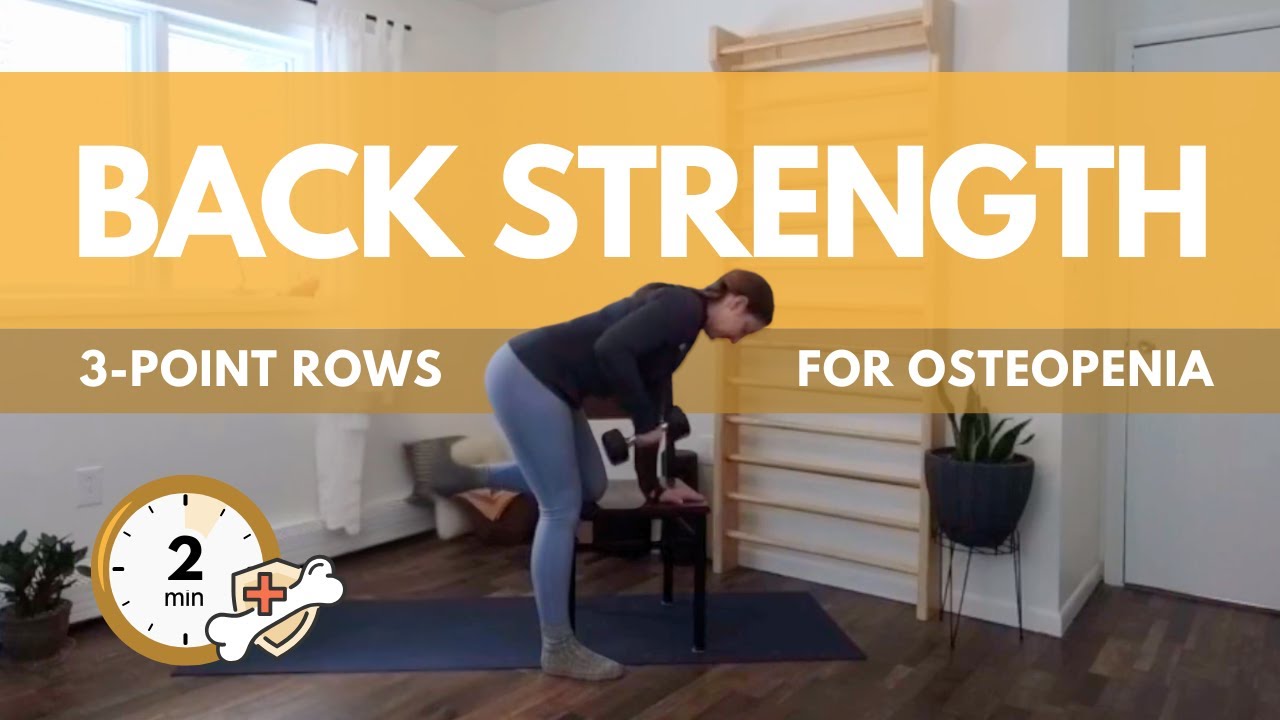 Point Rows 3-Point Rows | Osteoporosis Back Exercises to Strengthen & Support Your ...