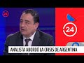 Analista internacional: Argentina está en crisis, pero un escenario como el de 2001 es inviable