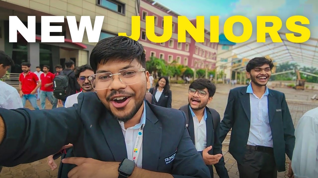 Rungta University Orientation BTS Day 1 | Fun Talks + Campus Tour 