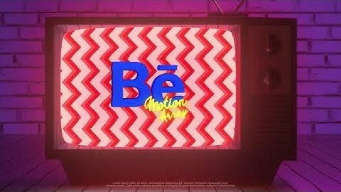 Retro TV Logo After Effects Templates