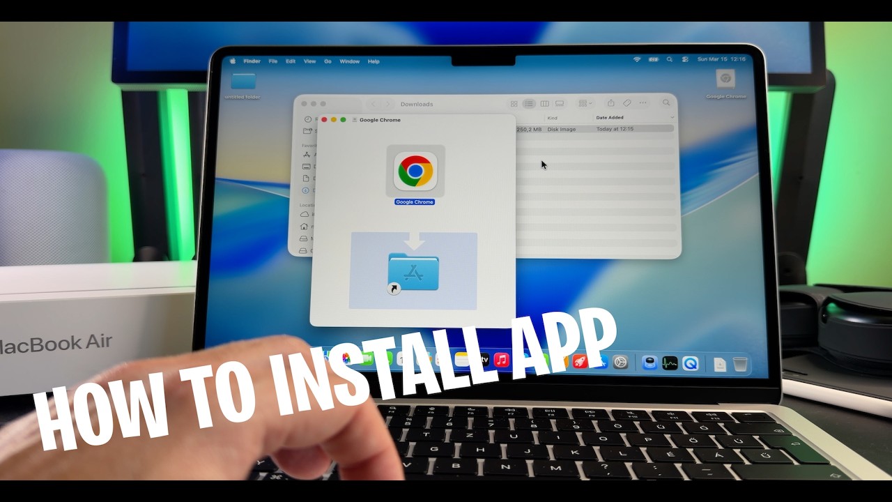How to Install Apps on MacBook Air M5 - YouTube