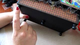 The 13 Haunted Projects Of Halloween ~ Week #6 ~ Recycled Altered Box :)
