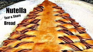 How to make CHRISTMAS NUTELLA Pull-Apart Bread I  Episode 16 Baking with Ryan