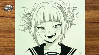 How to Draw Himiko Toga from My Hero Academia | Step-by-Step Sketch