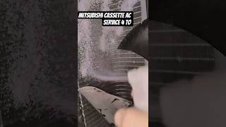 Mitsubishi cassette AC service#acservice