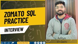 Zomato SQL Interview Practice Question || Question 4 Profile