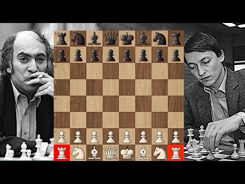 Сражение ЧЕМПИОНОВ! ЖЕРТВА 2 Ладей! Михаил Таль - Анатолий Карпов Шахматы Блиц
