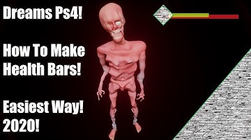 Dreams Ps4 Health Bar Tutorial (how to make health bars) HP