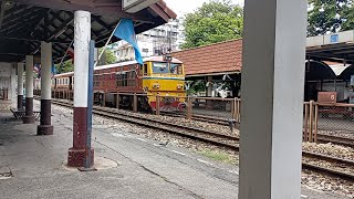 Alsthom 4136 กับรถเร็ว 109 จอดสามเสน rapid train 109