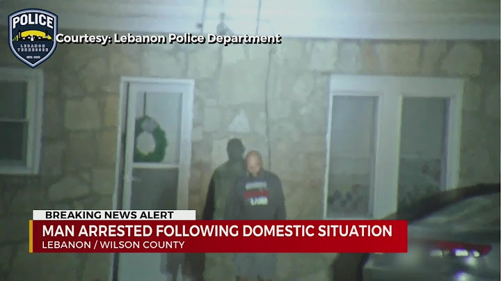 Man arrested following domestic situation in Lebanon, TN