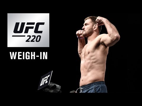 UFC 220: Official Weigh-in