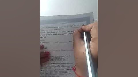 std 6  English uni 1 Activity  11,12