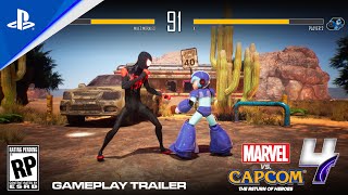 Marvel vs. Capcom 4: The Return of Heroes - Miles Morales VS. X Gameplay Trailer | PS5 screenshot 4