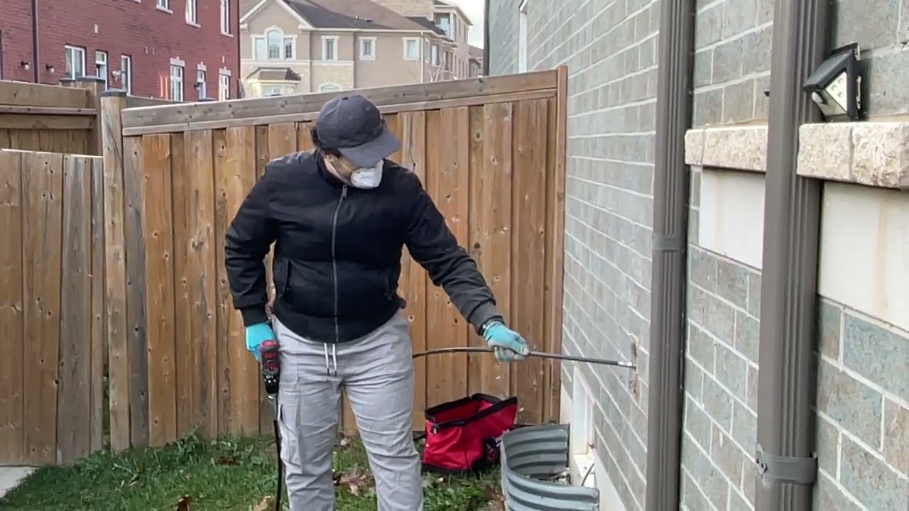 First Floor Dryer Vent Cleaning - Detached Home