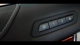 How to program memory seats on GMC, Chevrolet, Buick, or Cadillac
