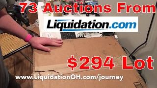 73 Liquidation.com Auctions Won Large Electronics Lot Unboxing Box #1