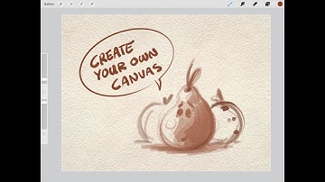 PROCREATE TIPS -  How to make your own paper canvas in Procreate