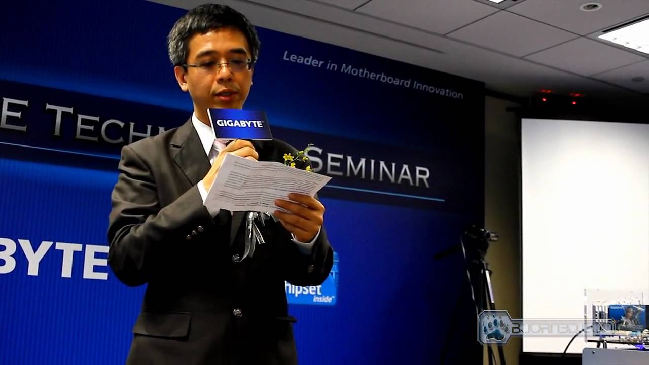 Computex 2010 - Gigabyte Technology Seminar - Part 1