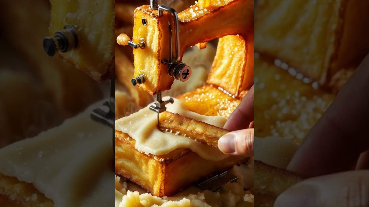 Surreal sewing machine ASMR – Soft tapping + clicking sounds