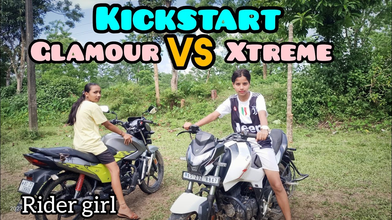 Bike Kickstart Challenge With Dipa Glamour Vs Xtreme Bike YouTube