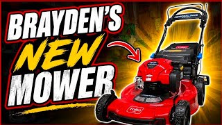 Getting a new mower for Brayden!