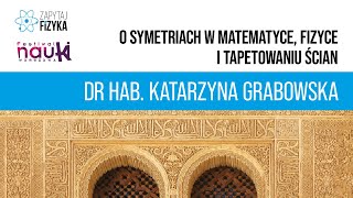 dr hab. Katarzyna Grabowska - „O symetriach w matematyce, fizyce i tapetowaniu ścian”