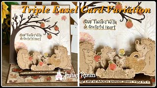 Triple Easel Card Variation - Tutorial & Inspiration