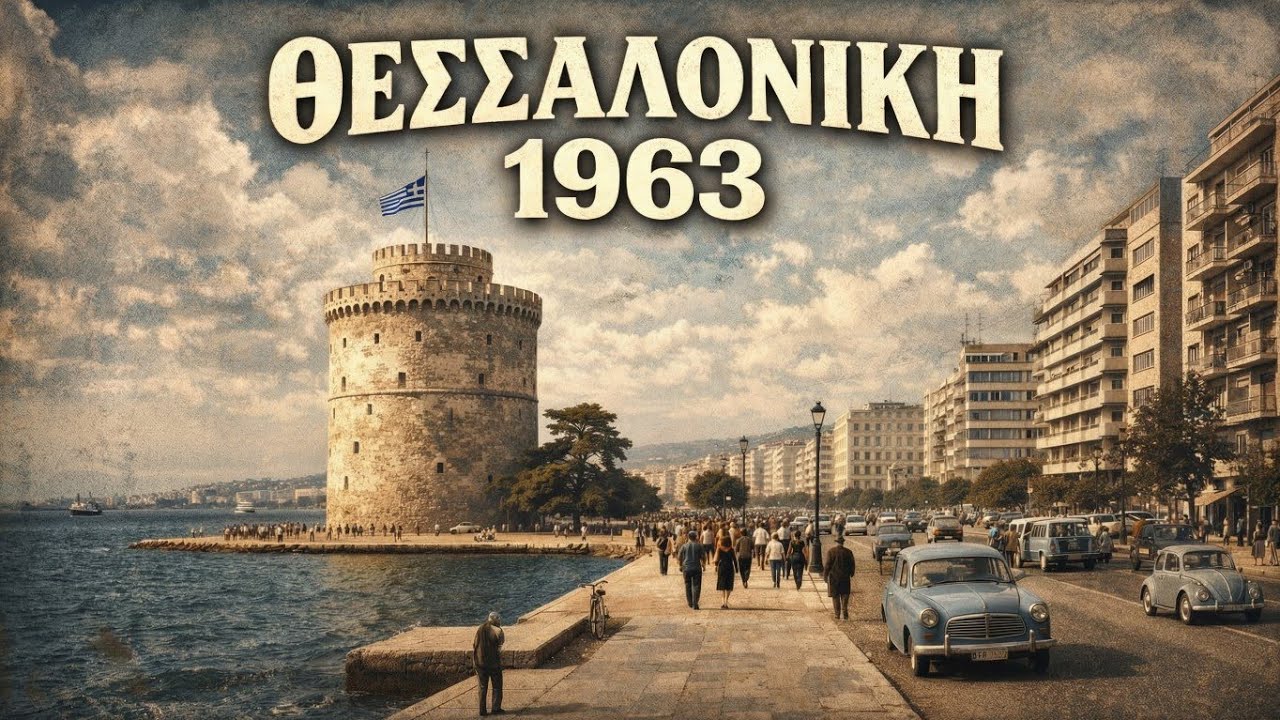 Θεσσαλονίκη 1963: Μια Ζωντανή Καρτ Ποστάλ από το Παρελθόν (AI)