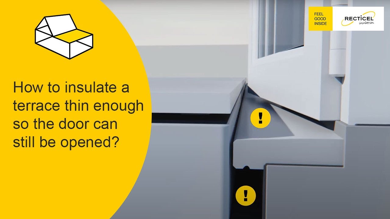 Insulate a terrace or flat roof with vacuum insulation with compliant u